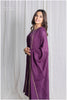 Wine Crepe Silk Kurti Set