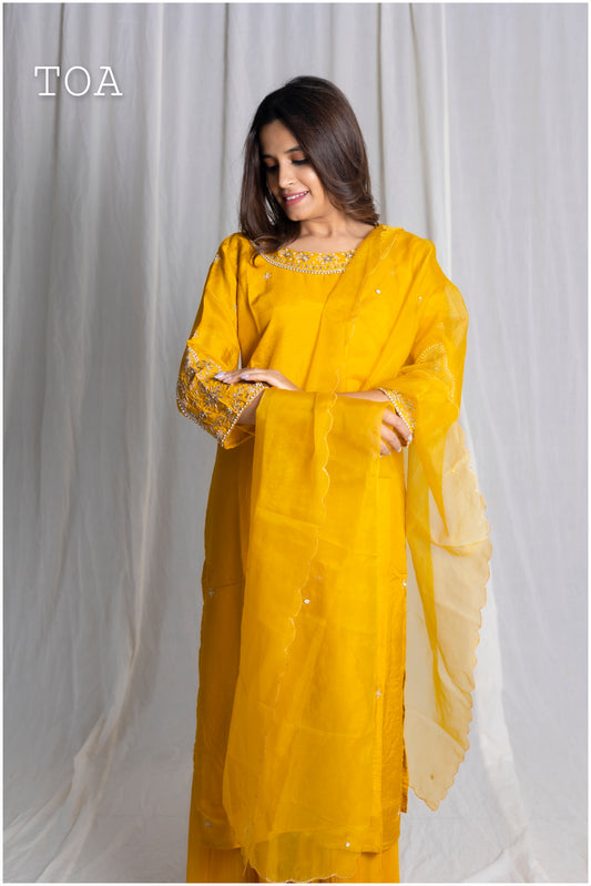 Ochre Yellow Gararra Set