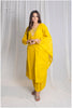 Ochre Yellow Kurti Set