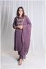 Dark Mauve Kurti Set