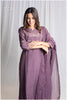 Dark Mauve Kurti Set