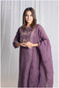 Dark Mauve Kurti Set