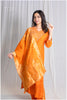 Hot Orange Kurti Set