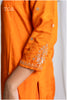 Hot Orange Kurti Set