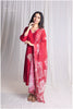 Cherry Red Kurti Set