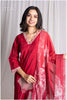 Cherry Red Kurti Set