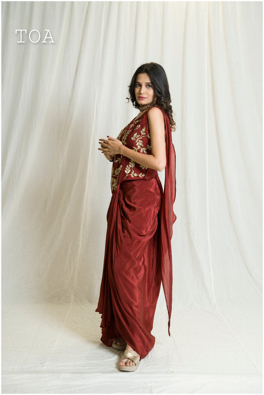 Maroon Indo set