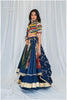 Shades Of Ajrakh Collection - Skirt Only - Indigo Blue - DL