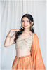 Rust Aura Kanjivaram Ensemble Outfit