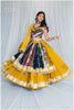 Shades Of Ajrakh Collection - Yellow Double Layer Outfit - SL LS