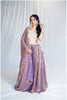 Lilac Purple Kanjivaram Ensemble Outfit