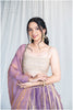 Lilac Purple Kanjivaram Ensemble Outfit