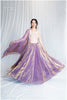 Lilac Purple Kanjivaram Ensemble Outfit