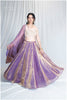 Lilac Purple Kanjivaram Ensemble Outfit