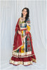 Shades Of Ajrakh Collection - Maroon Double Layer Outfit - FL