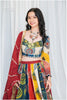 Shades Of Ajrakh Collection - Maroon Double Layer Outfit - FL