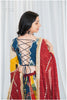 Shades Of Ajrakh Collection - Maroon Double Layer Outfit - FL
