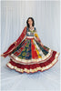 Shades Of Ajrakh Collection - Maroon Double Layer Outfit - FL