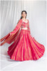 Kanjivaram Zardosi Kalli Skirt - Pink