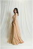 Beautiful Nude Shade Indo-Western Outfit