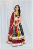Shades Of Ajrakh Collection - Maroon Double Layer Outfit - SL