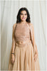 Beautiful Nude Shade Indo-Western Outfit