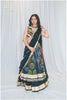 Shades Of Ajrakh Collection - Double Layer Bottle Green Outfit - SL