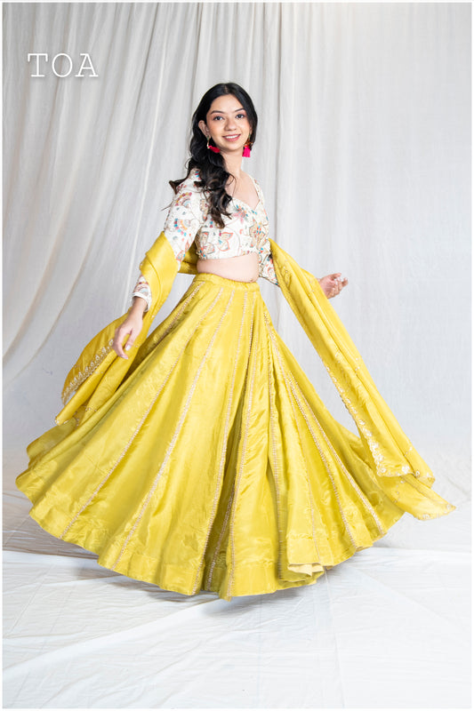Lime Green To Gulaabo Top FL Outfit