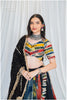 Shades Of Ajrakh Collection - Double Layer Black Outfit - EL