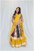 Shades Of Ajrakh Collection - Yellow Double Layer Outfit - EL