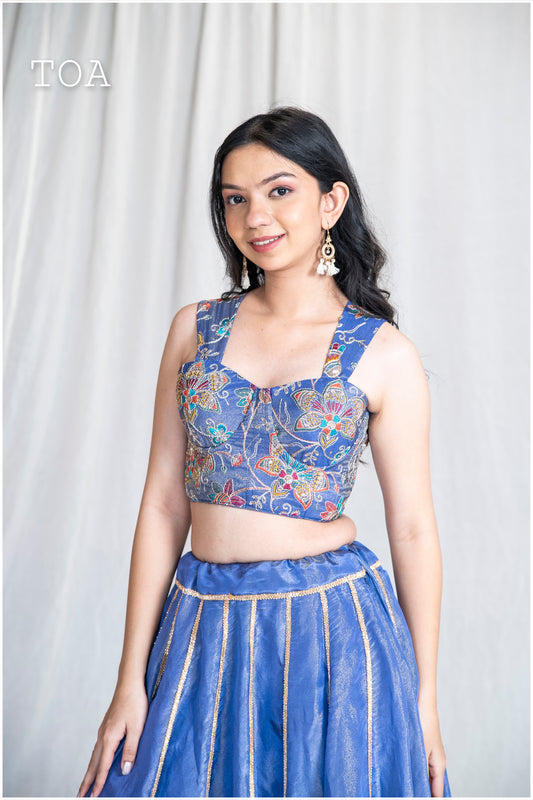 Gulaabo Corset Top - Lilac Purple
