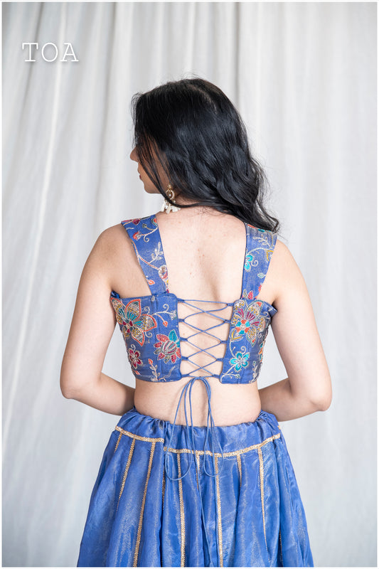Gulaabo Corset Top - Lilac Purple