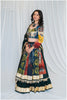 Shades Of Ajrakh Collection - Double Layer Bottle Green Outfit - FL