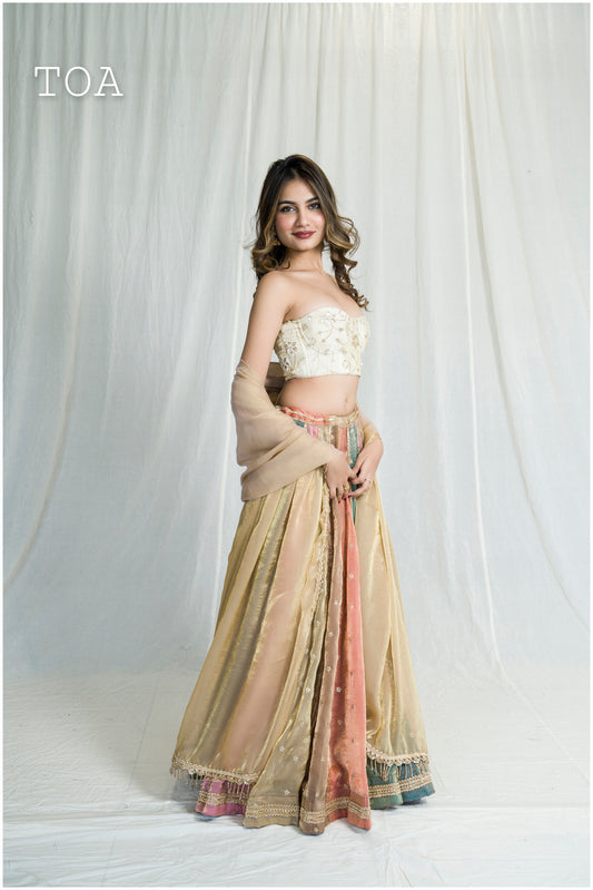 Rang Saaj Corset Kanjivaram Outfit