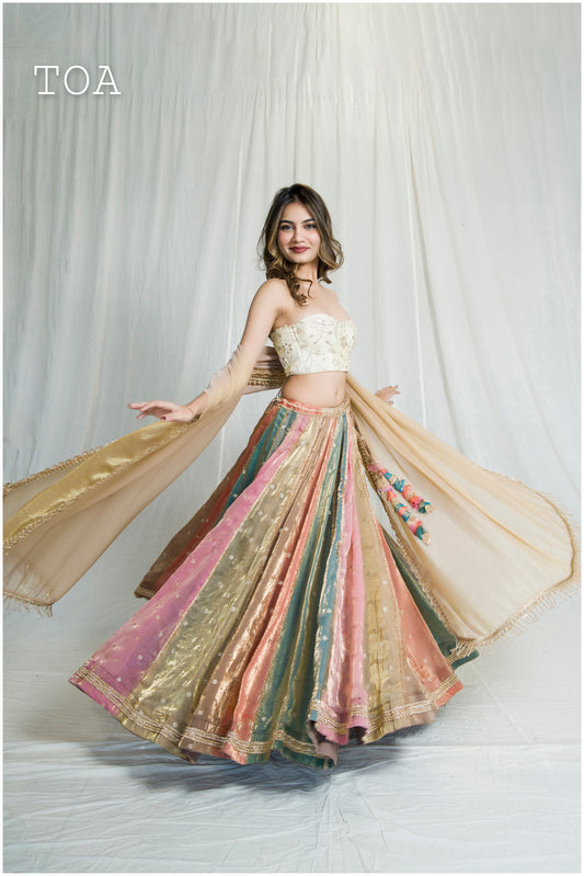 Rang Saaj Corset Kanjivaram Outfit