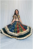 Shades Of Ajrakh Collection - Double Layer Bottle Green Outfit - EL