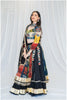 Shades Of Ajrakh Collection - Double Layer Black Outfit - FL