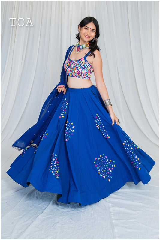 Shades Of Mirror Collection - Pop Vibe Outfit 2.O -Royal Blue