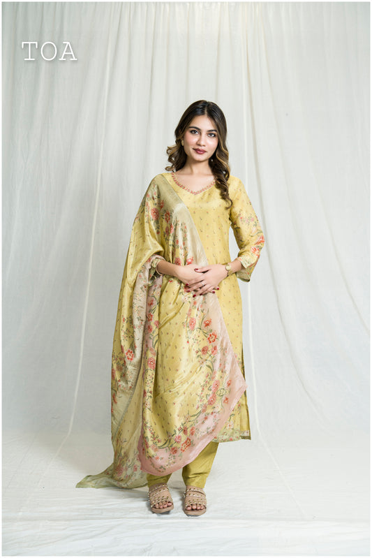 Floral Kanjivaram Tissue Silk
