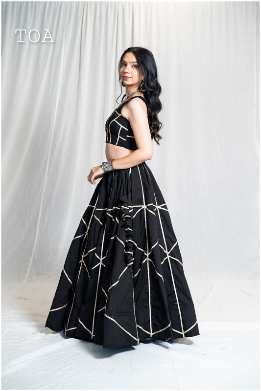 Atrangi Skirt Only - Black