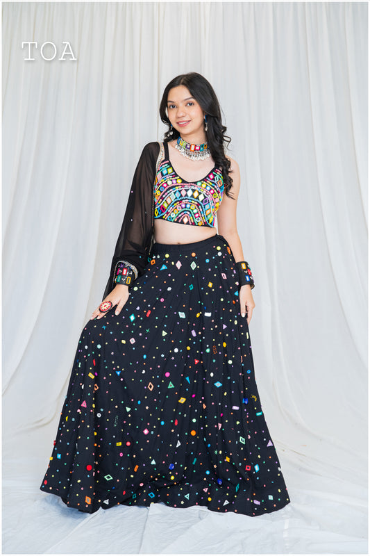 Multi Pop-Up Vibe Skirt 1.O - Black