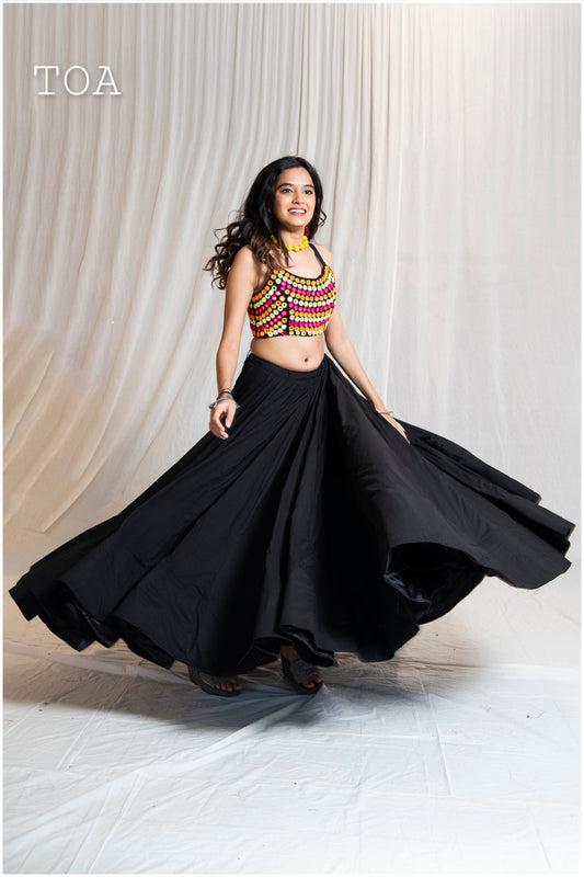 Plain Black Skirt Only