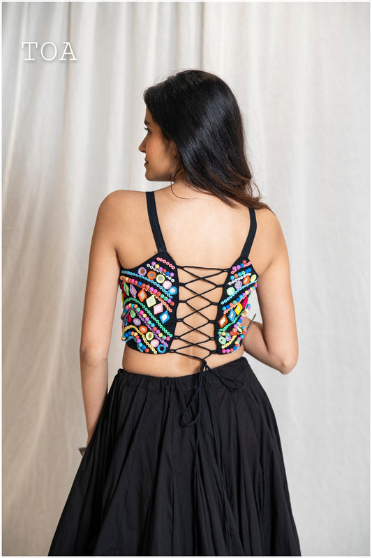 Multi Pop-Up Vibe SP Top - Black