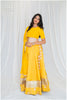 Shades Of Lampi - Crush Silk Sona Lampi Outfit - Yellow