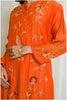 Stunning Rustic-Colored Embroidered Dress