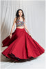 Plain Maroon Skirt Only