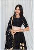 Shades Of Lampi - Crush Silk Sona Lampi Outfit - Black