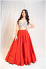 Plain Red Skirt Only