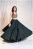 Plain Bottle Green Skirt Only