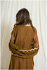 Stunning Antique Copper-Colored Embroidered Dress